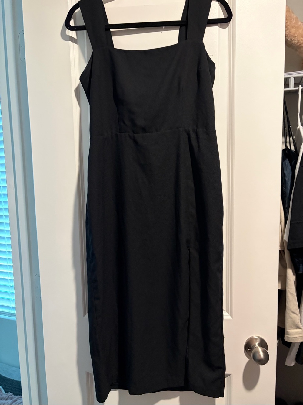 Abercrombie & Fitch Black Midi Dress